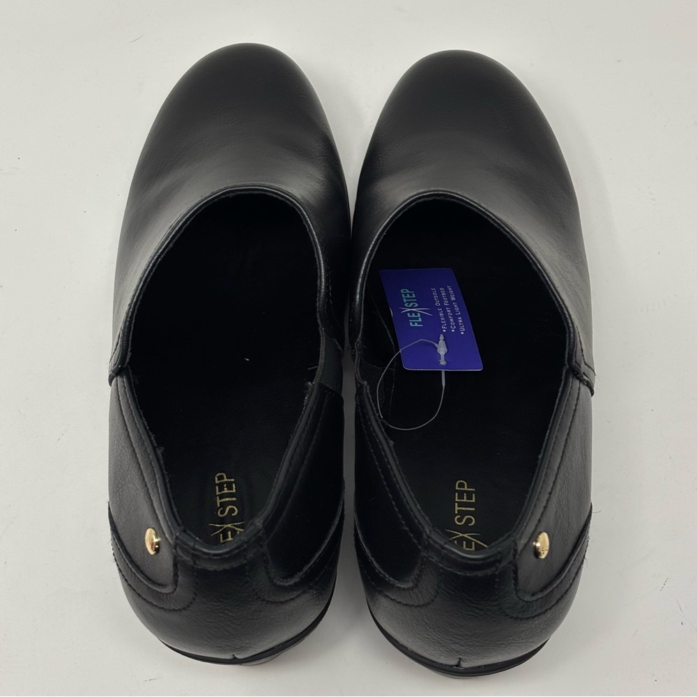 Flex Step Black Slip On Booties Malcolm Size 11 NWT - Picture 5 of 13